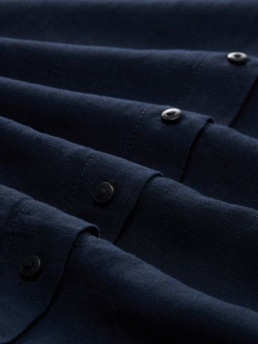 TOM TAILOR Plus Size - Blusenkleid mit Leinenanteil