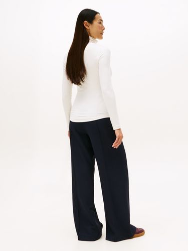 TOMMY HILFIGER SLIM 5X2 RIB ROLL-NK LS