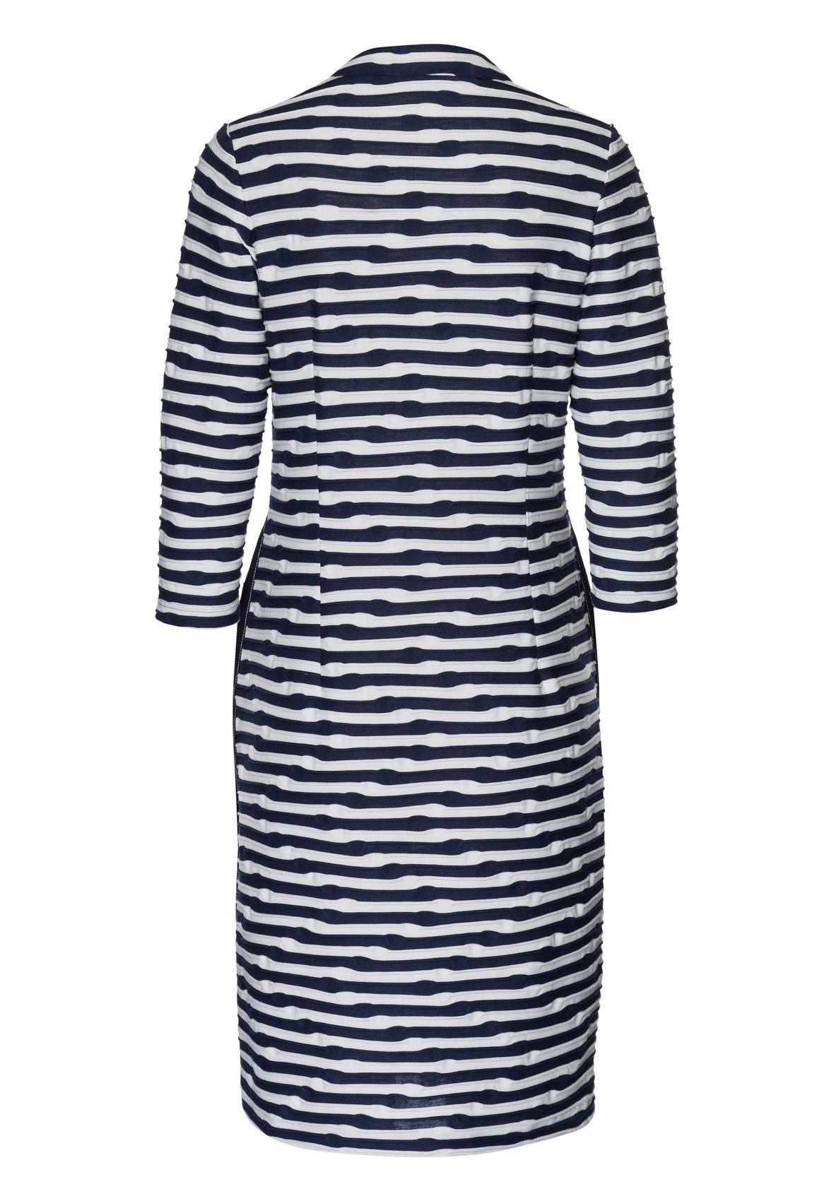 FRANK WALDER Kleid NOS mit modernem Streifendessin