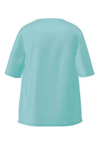 FRANK WALDER Blusenshirt NOS mit doppelt paspeliertem Ausschnitt