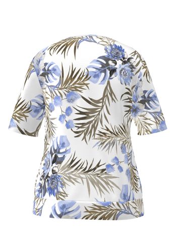 FRANK WALDER Blusenshirt NOS mit zarten Blüten- und Blattdetails