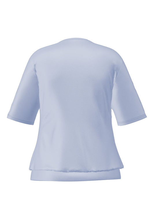 FRANK WALDER Blusenshirt NOS mit modischer Faltenpartie vorne
