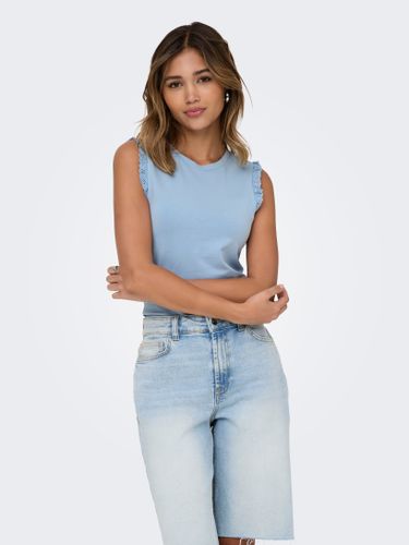 ONLY ONL30 AIAH S/L FRILL TOP CS JRS
