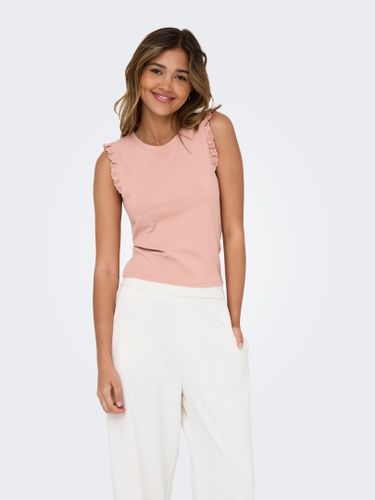 ONLY ONL30 AIAH S/L FRILL TOP CS JRS