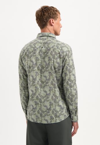 NO EXCESS Shirt Allover Printed Jacquard