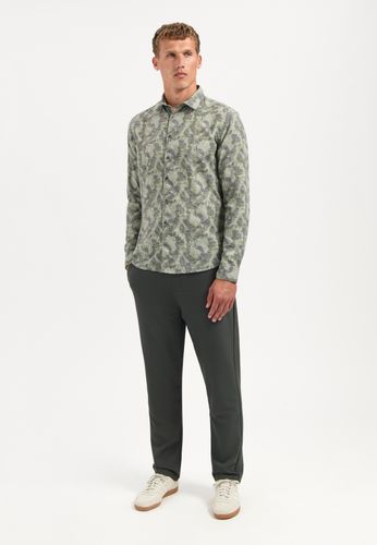 NO EXCESS Shirt Allover Printed Jacquard
