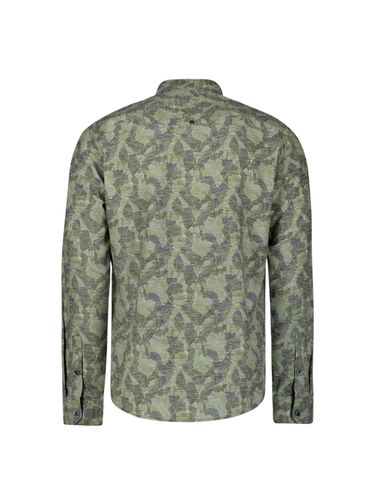 NO EXCESS Shirt Allover Printed Jacquard