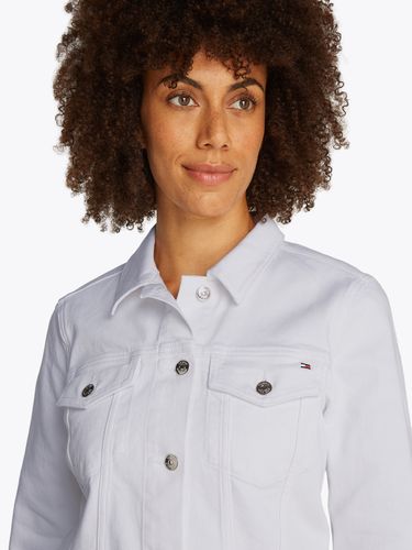 TOMMY HILFIGER DNM SLIM JACKET WHITE