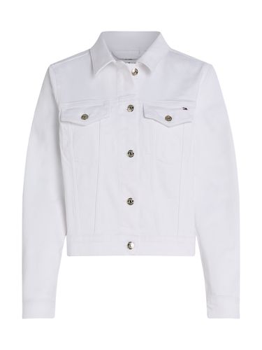 TOMMY HILFIGER DNM SLIM JACKET WHITE