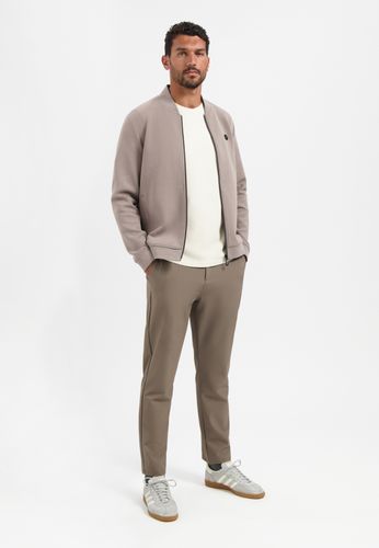 NO EXCESS Sweater Full Zipper Pique Bomber