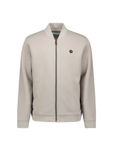 NO EXCESS Sweater Full Zipper Pique Bomber