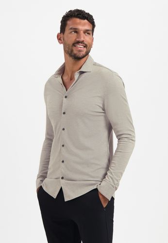 NO EXCESS Shirt Jersey Melange Stretch M