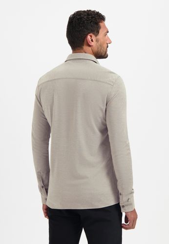 NO EXCESS Shirt Jersey Melange Stretch