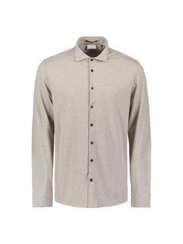 NO EXCESS Shirt Jersey Melange Stretch