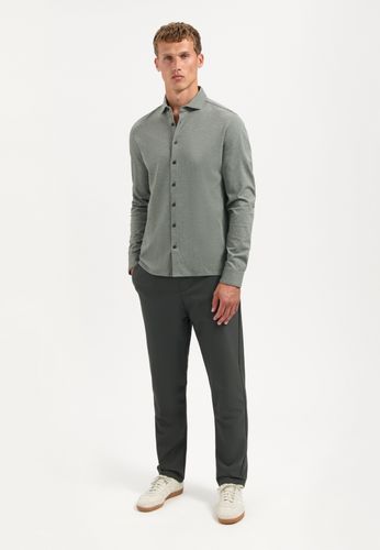 NO EXCESS Shirt Jersey Melange Stretch