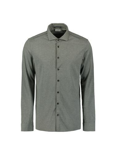 NO EXCESS Shirt Jersey Melange Stretch