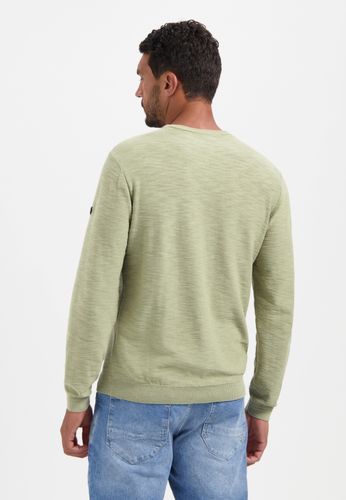 NO EXCESS Pullover Crewneck Garment Dyed + Stone Washed