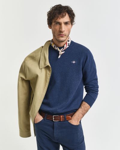 GANT Klassischer Rundhalspullover aus Baumwolle