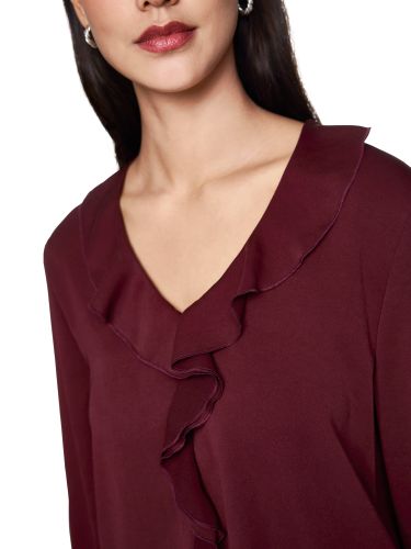 MARC CAIN Rüschenbluse „Rethink Together"