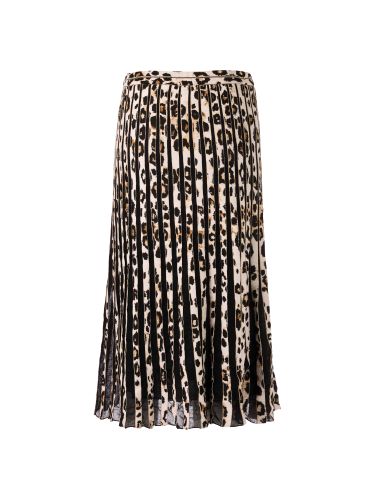 MARC CAIN Leo-Print Maxirock Knitted in Germany