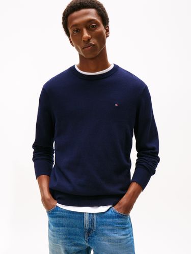 TOMMY HILFIGER PIMA ORG CTN CASHMERE CREW NECK