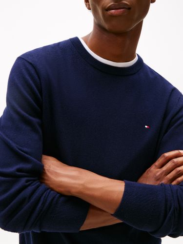 TOMMY HILFIGER PIMA ORG CTN CASHMERE CREW NECK