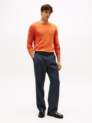 TOMMY HILFIGER PIMA ORG CTN CASHMERE CREW NECK