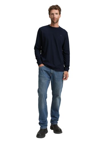TOM TAILOR Basic Langarmshirt aus Baumwolle