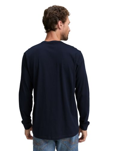 TOM TAILOR Basic Langarmshirt aus Baumwolle