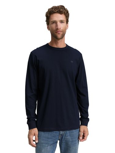 TOM TAILOR Basic Langarmshirt aus Baumwolle