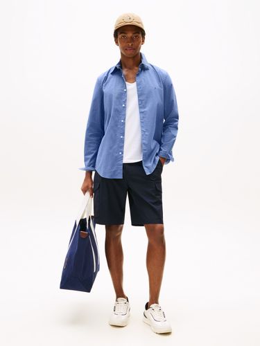 TOMMY HILFIGER FLEX POPLIN MINI PRINT RF SHIRT