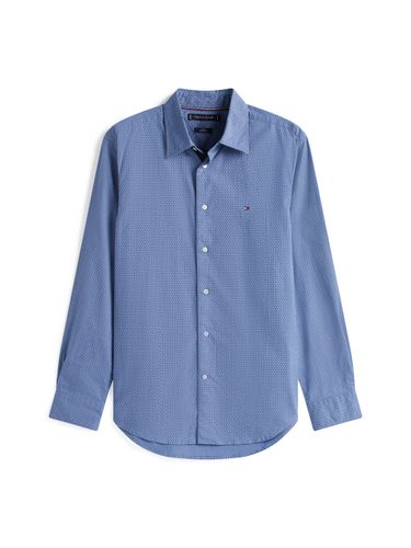 TOMMY HILFIGER FLEX POPLIN MINI PRINT RF SHIRT