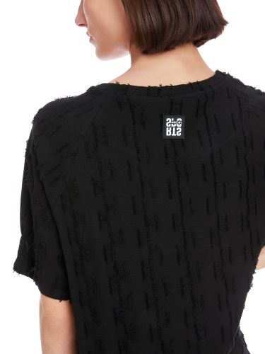 MARC CAIN T-Shirt im strukturierten Dessin