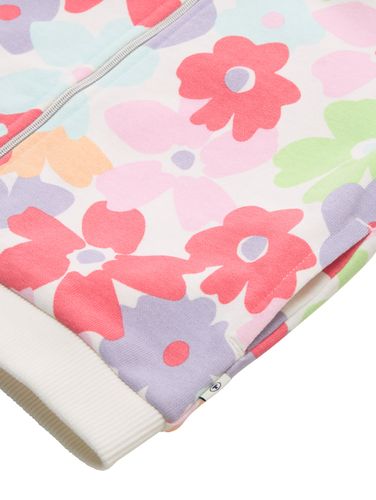 TOM TAILOR Hoodie Sweatjacke mit Blumenmuster