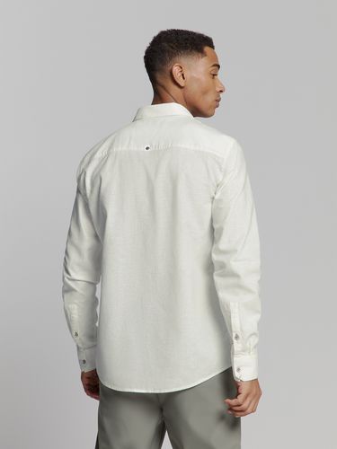 NO EXCESS Shirt Solid With Linen