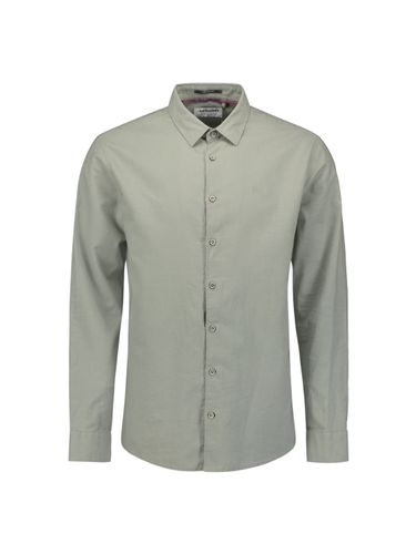 NO EXCESS Shirt Solid With Linen