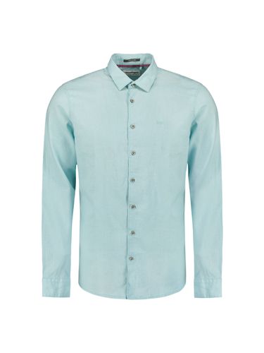 NO EXCESS Shirt Solid With Linen