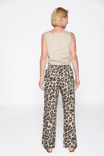 CLARINA Hose, weites Bein,Alloverdruck