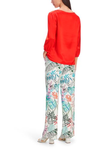 MARC CAIN Feminine Bluse in reiner Seide