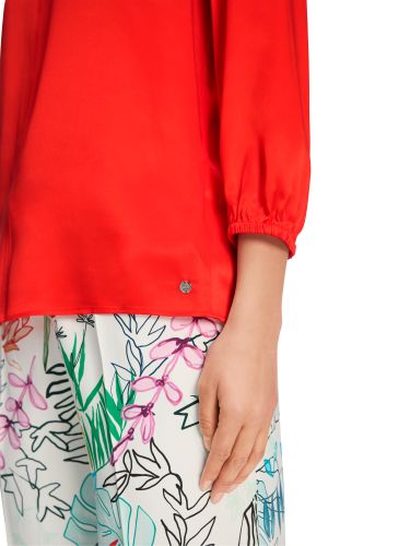MARC CAIN Feminine Bluse in reiner Seide