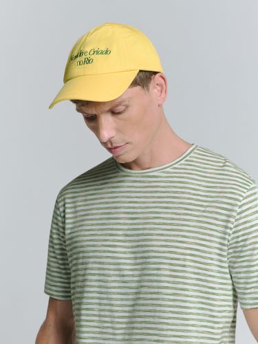 NO EXCESS T-Shirt Crewneck Multi Coloured Melange Stripes