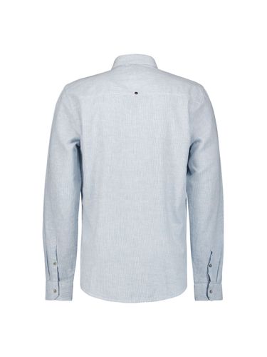 Shirt Verical small stripes With Linen