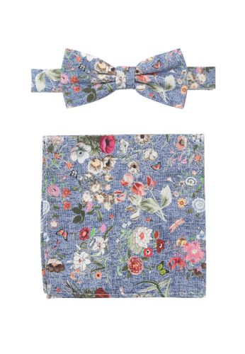 PRINCE BOWTIE Set Fliege+Tuch flower