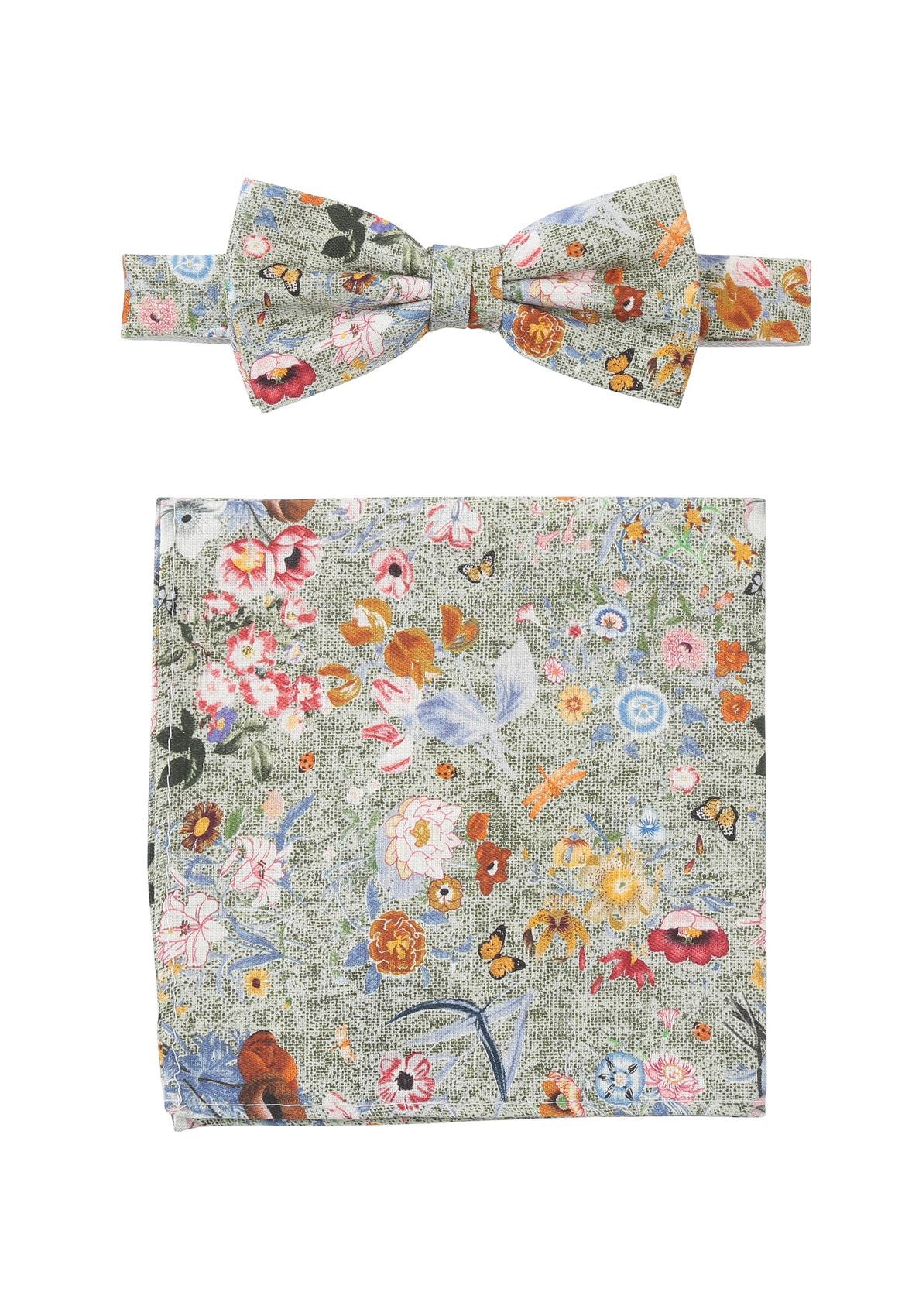 PRINCE BOWTIE Set Fliege+Tuch flower