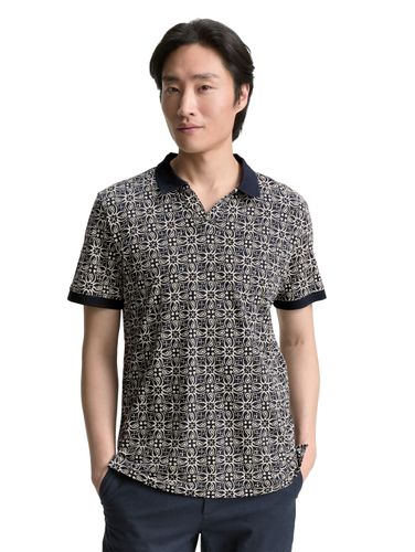 TOM TAILOR Jersey Poloshirt mit Print