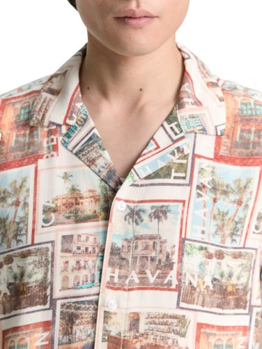 TOM TAILOR Regular Fit Kurzarmhemd im Hawaii-Look