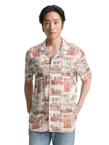 TOM TAILOR Regular Fit Kurzarmhemd im Hawaii-Look