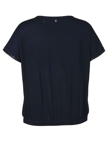 FRAPP Bluse V-Ausschnitt ohne Arm