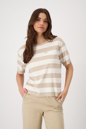 MONARI T-Shirt, camel ringel