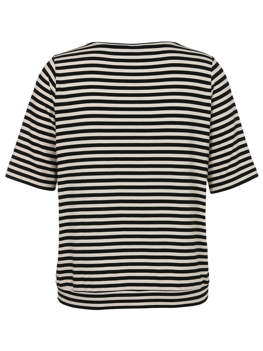 T-Shirt Rundhals 1/2 Arm Druck Motiv Ringel